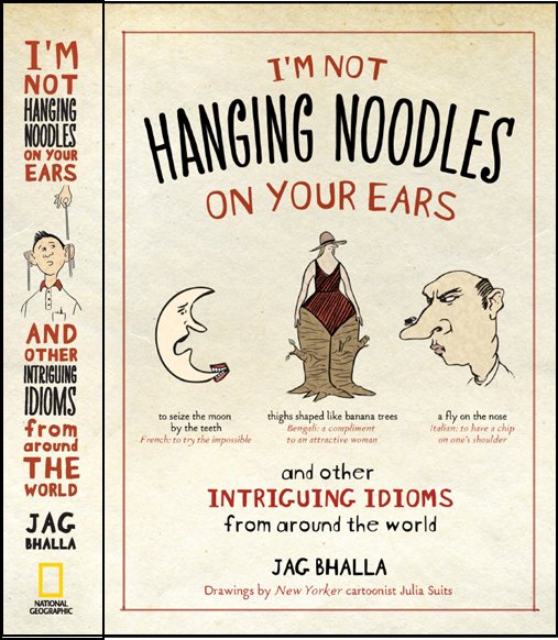 hanging noodles on your ears