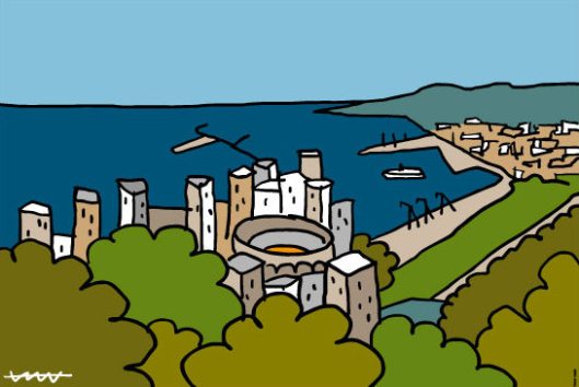 Málaga port image by Callate la Boca  