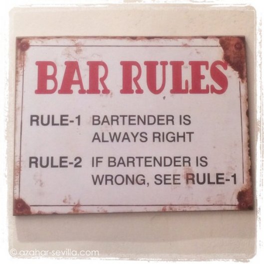 bar rules