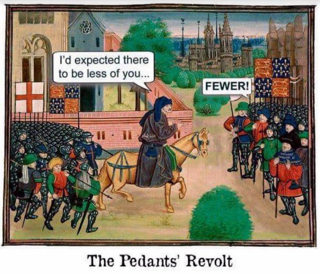 pedants revolt