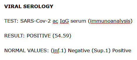 antibody result